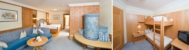 Suite Tyrol (avec chambre enfants) im Wellnesshotel  in Tirol