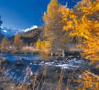 Cielo blu splendente, una vista da sogno sull'imponente catena montuosa degli Alti Tauri, le cui vette sono forse gi&aacute; coperte di neve...tutte le meraviglie dell'Austria in autunno ai vostri piedi!
