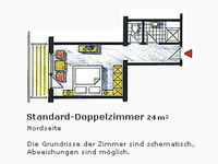 Cervosa - Standard double room