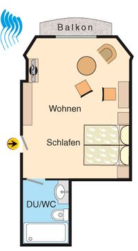 Hotel Sonne - Doppelzimmer Eibisch
